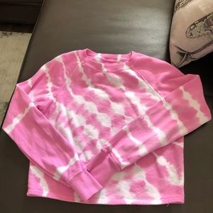 Year of Ours Tie Dye Cropped Sweatshirt